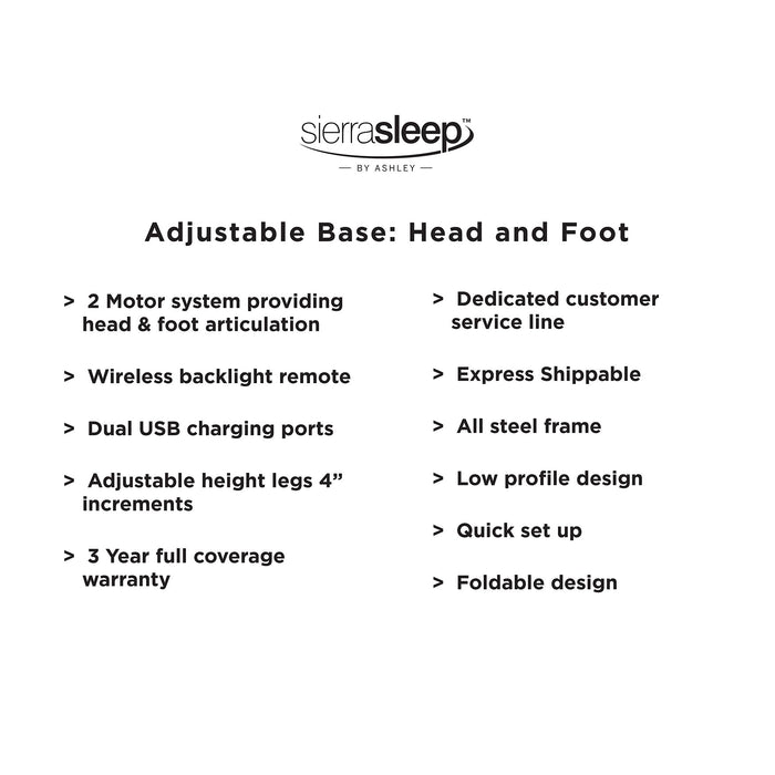 Head-Foot Model-Good Adjustable Base - Furniture City (CA)l
