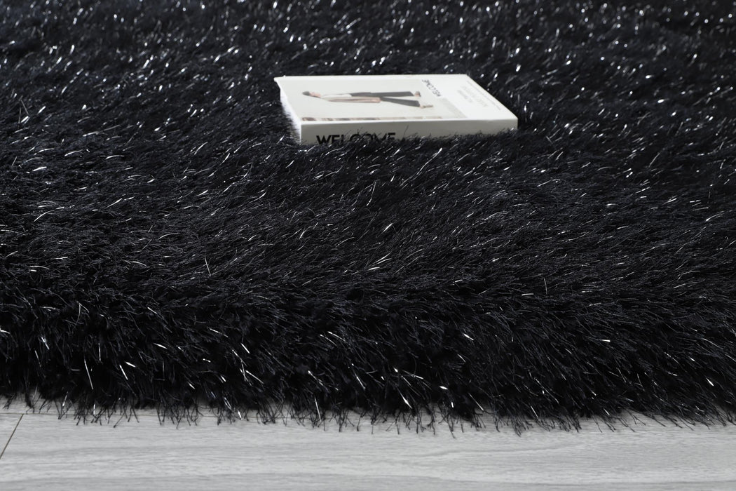 MANHATTAN  BLACK  MH08  5' X 7'