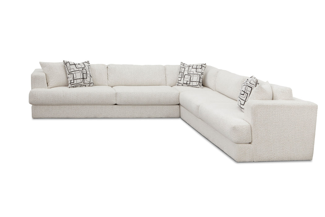 Low profile 3pc L shape sectional, MOD #1200