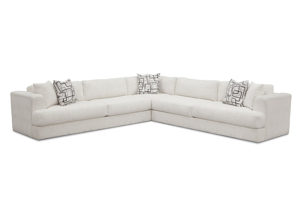 Low profile 3pc L shape sectional, MOD #1200
