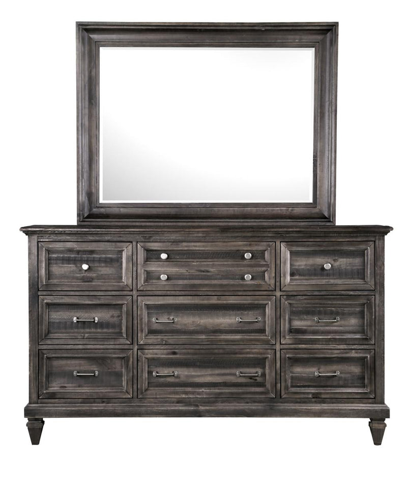 Magnussen Calistoga 9 Drawer Dresser in Weathered Charcoal