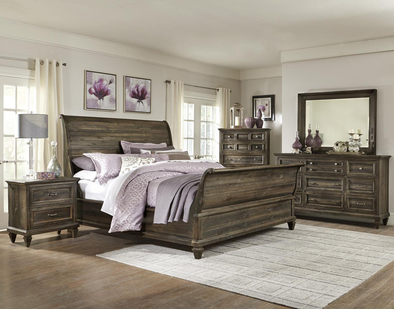 Magnussen Calistoga 9 Drawer Dresser in Weathered Charcoal