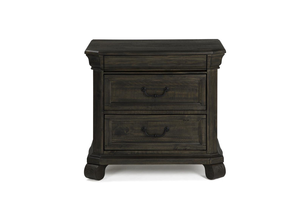 Magnussen Furniture Bellamy Drawer Nightstand in Peppercorn