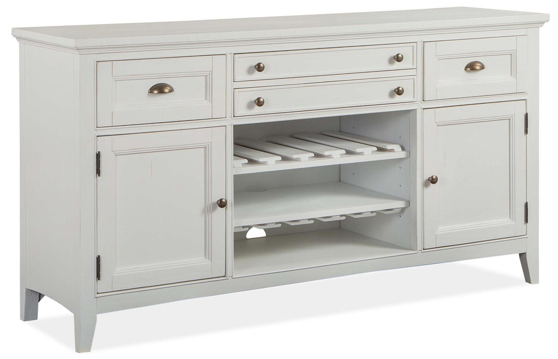 Magnussen Furniture Heron Cove Buffet in Chalk White