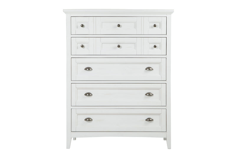 Magnussen Furniture Heron Cove Drawer Chest in Chalk White