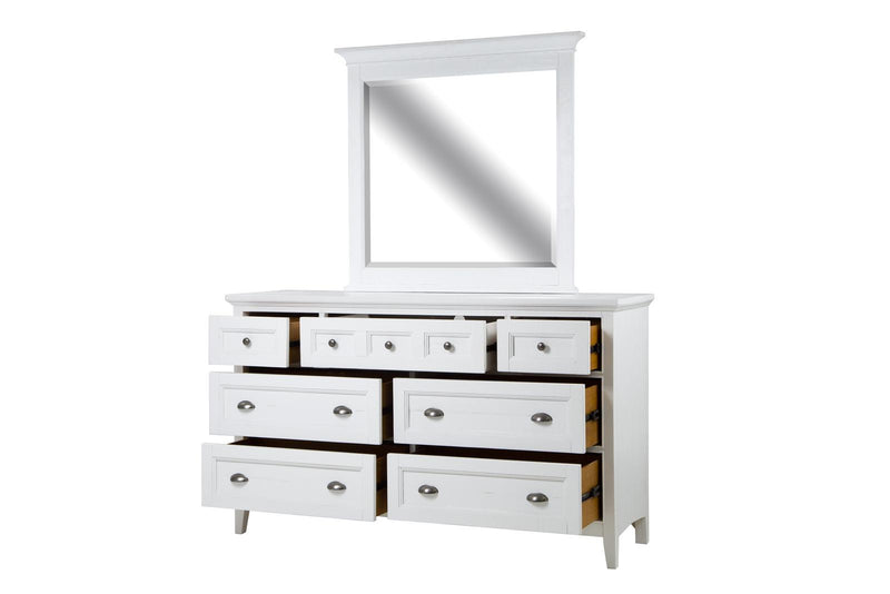 Magnussen Furniture Heron Cove Drawer Dresser in Chalk White