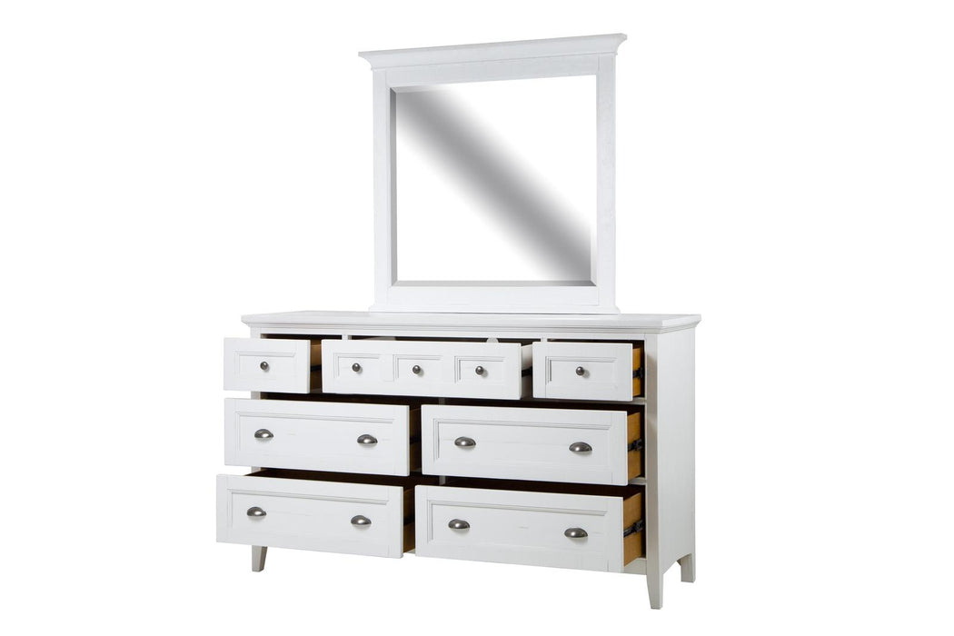 Magnussen Furniture Heron Cove Drawer Dresser in Chalk White