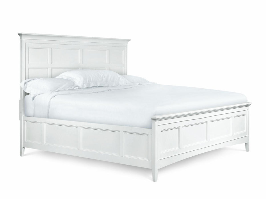 Magnussen Furniture Kentwood Queen Panel Bed in White
