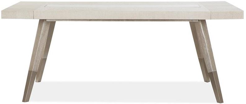 Magnussen Furniture Lenox Rectangular Dining Table in Acadia White