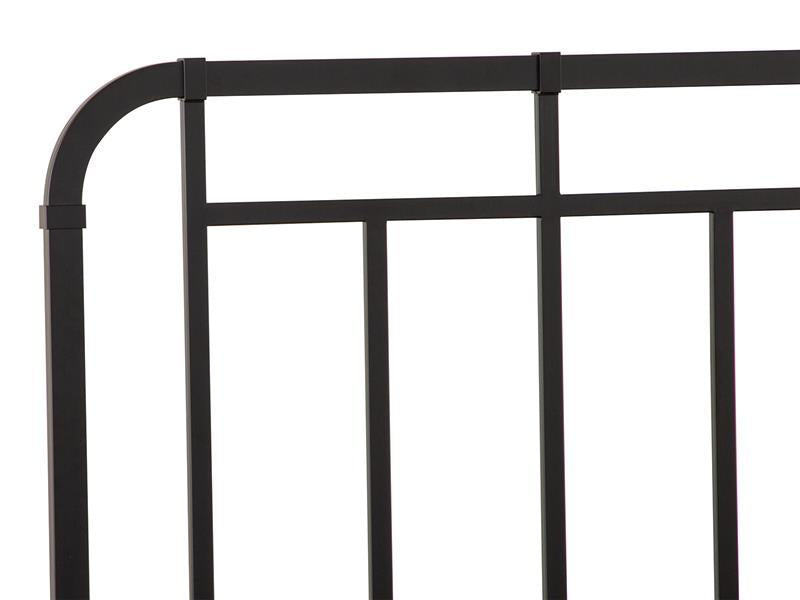 Magnussen Furniture Madison Heights Metal California King Bed in Forged Iron