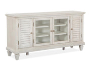 Magnussen Furniture Newport Small Console in Alabaster - Furniture City (CA)l