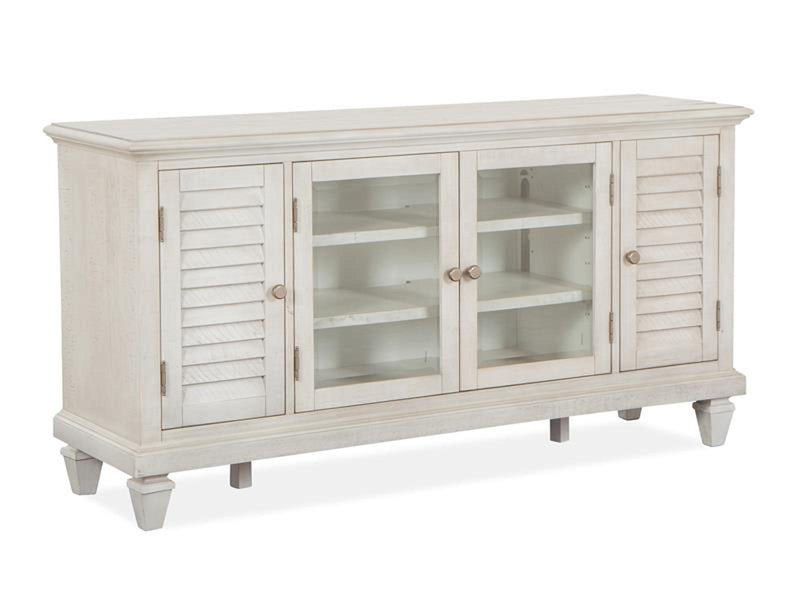 Magnussen Furniture Newport Small Console in Alabaster - Furniture City (CA)l