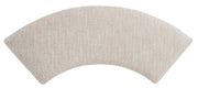 Magnussen Furniture Paxton Place Curved Bench w/ Upholstered Seat in Dovetail Grey - Furniture City (CA)l