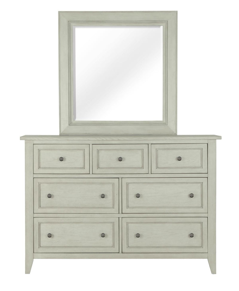 Magnussen Furniture Raelynn Mirror in Weathered White - Furniture City (CA)l