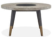 Magnussen Furniture Ryker  Round Dining Table in Nocturn Black image