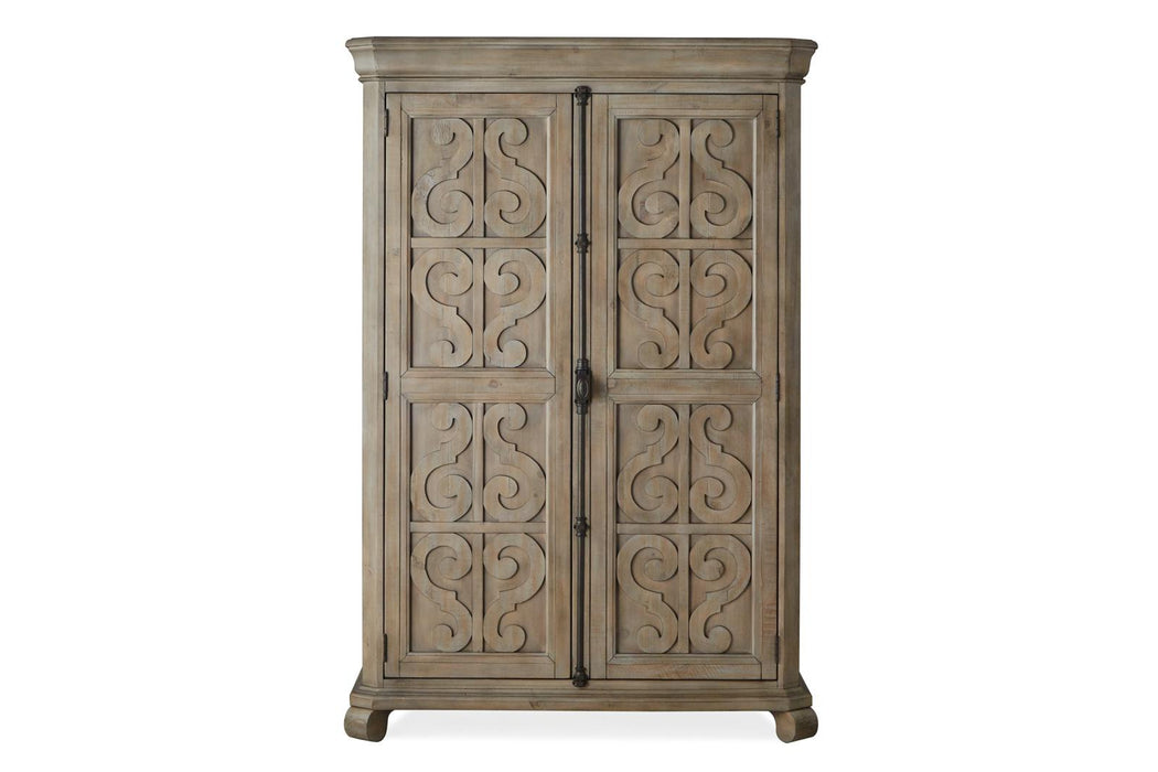 Magnussen Furniture Tinley Park Door Chest in Dove Tail Grey