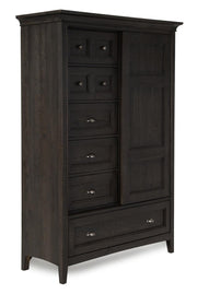 Magnussen Furniture Westley Falls Door Chest in Graphite - Furniture City (CA)l