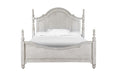 Magnussen Furniture Windsor Lane King Poster Bed in Weathered White image