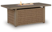 Laguna Heights Outdoor Fire Pit Table - Furniture City (CA)l