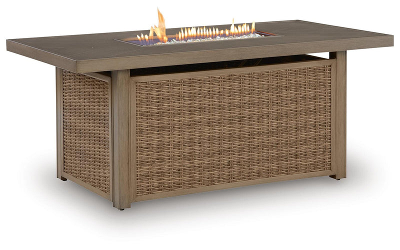 Laguna Heights Outdoor Fire Pit Table - Furniture City (CA)l