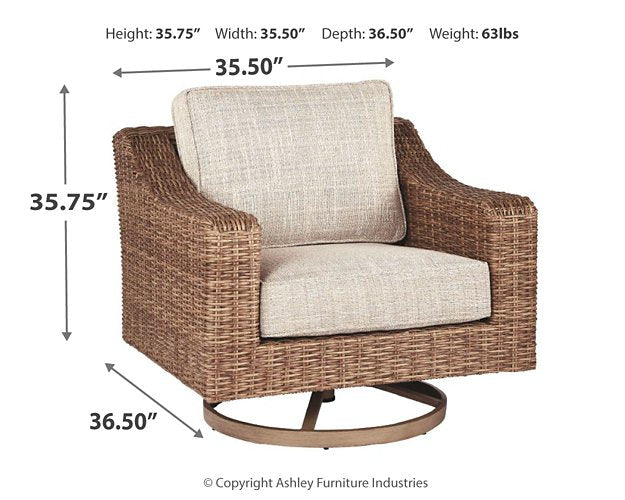 Beachcroft Swivel Lounge Chair - Furniture City (CA)l