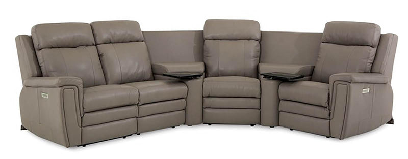 Palliser Asher 6pc Sectional Power Headrest and Lumbar