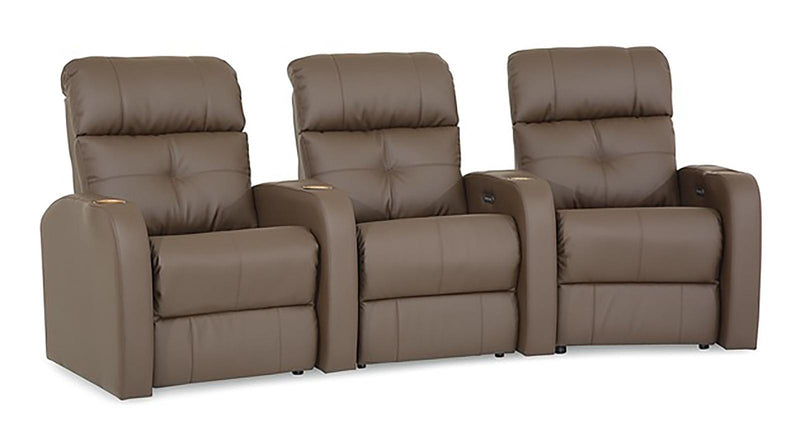 Palliser Audio 3 Seats Straight Right Hand Facing Power Recliner with Power Headrest Sectional