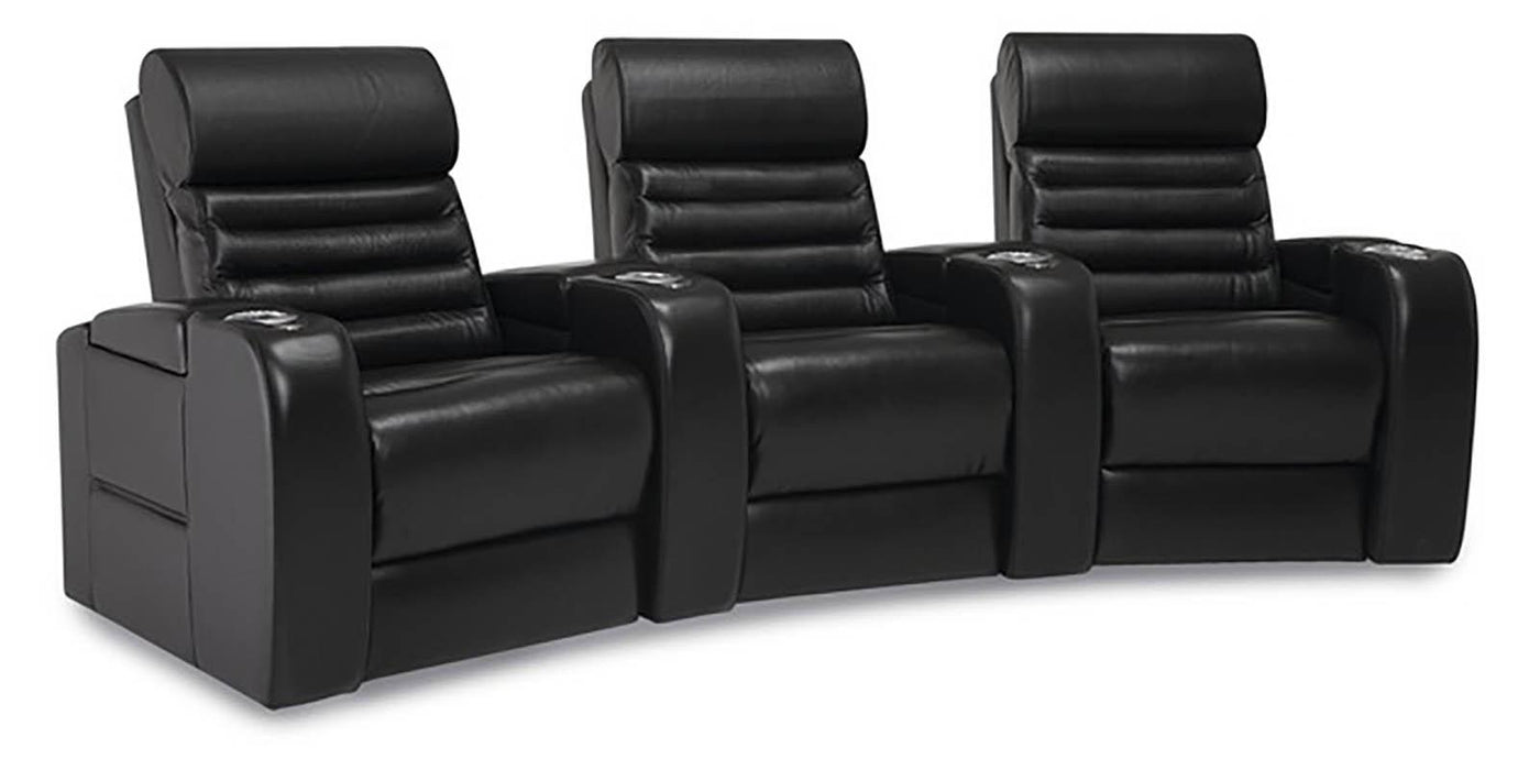 Palliser Catalina 3 Seats Curved Left Hand Facing Power Recliner with Power Headrest and Lumbar Sectional image