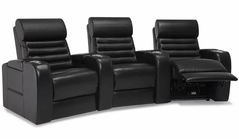 Palliser Catalina 3 Seats Curved Left Hand Facing Power Recliner with Power Headrest and Lumbar Sectional