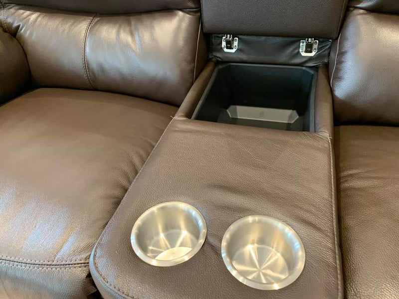Palliser Cozumel Console Loveseat with Cupholder