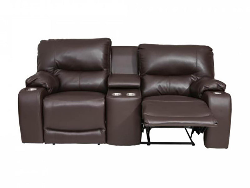 Palliser Cozumel Power Console Loveseat with Cupholder
