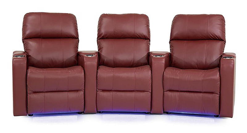 Palliser Elite 3 Seats Curved Left Hand Facing Manual Recliner Sectional