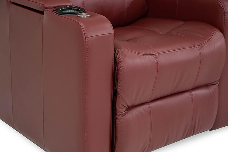 Palliser Elite 3 Seats Curved Left Hand Facing Power Recliner Sectional