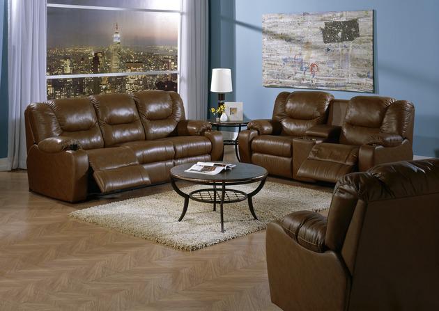 Palliser Furniture Dugan Loveseat Console
