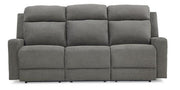 Palliser Furniture Forest Hill Leather Sofa Power Recliner - Furniture City (CA)l