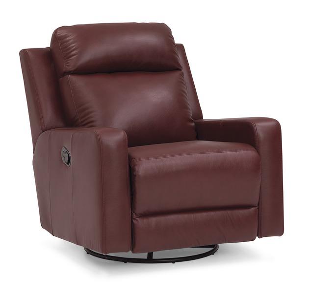 Palliser Furniture Forest Hill Leather Swivel Rocker Manual Recliner - Furniture City (CA)l