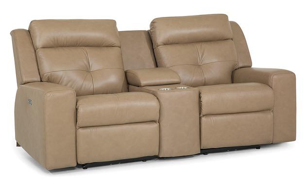 Palliser Furniture Grove Console Loveseat Power Recliner w/ Power Headrest