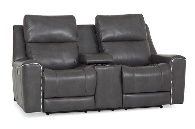 Palliser Furniture Hastings  Console Loveseat Recliner Power w/ Power Headrest & Power Lumbar