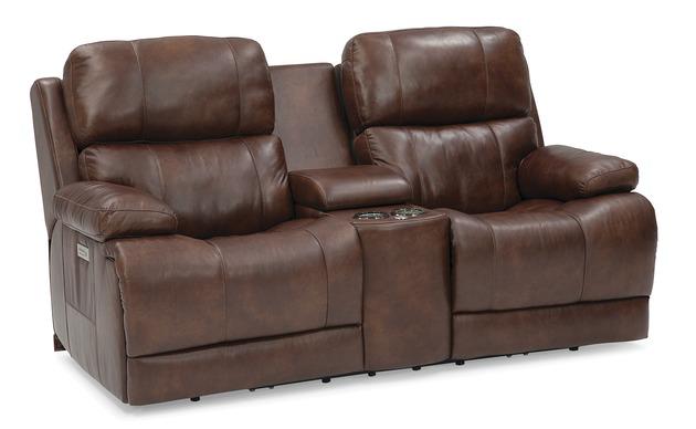 Palliser Furniture Kenaston Console Loveseat Power Recliner w/ Power Headrest