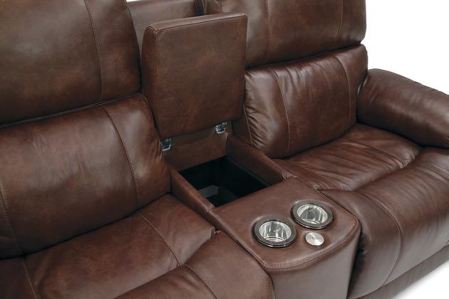 Palliser Furniture Kenaston Console Loveseat Power Recliner w/ Power Headrest & Lumbar