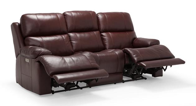 Palliser Furniture Kenaston Power Sofa Recliner w/ Power Headrest & Lumbar