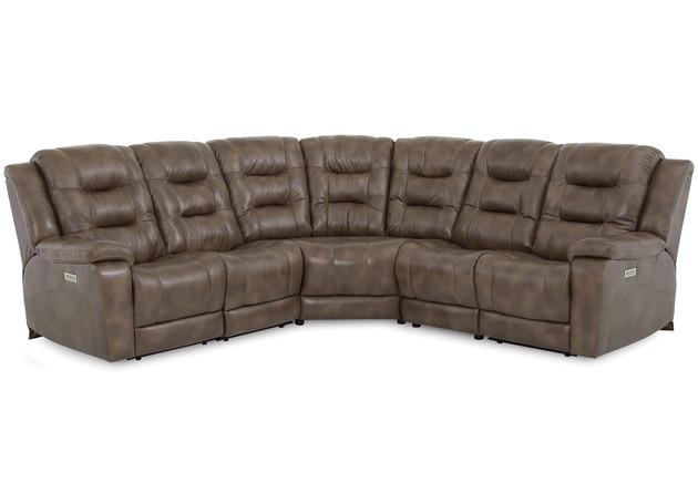 Palliser Furniture Leighton Leather Sectional/6H/9X/6H/L1 image