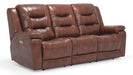 Palliser Furniture Leighton Leather Sofa Power Recliner w/ Headrest & Lumbar image