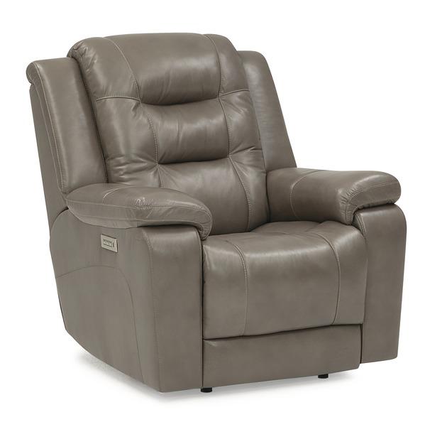 Palliser Furniture Leighton Leather Wallhugger Power Recliner w/ Headrest & Lumbar - Furniture City (CA)l