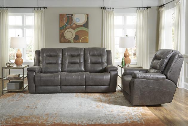 Palliser Furniture Leighton Leather Wallhugger Power Recliner w/ Headrest & Lumbar - Furniture City (CA)l