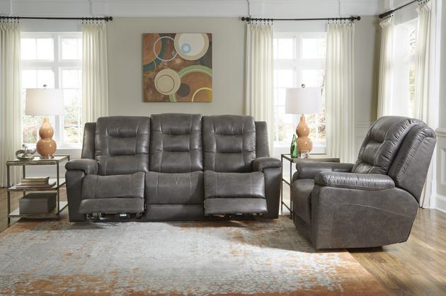 Palliser Furniture Leighton Leather Wallhugger Power Recliner w/ Power Headrest - Furniture City (CA)l