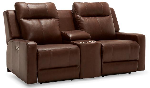 Palliser Furniture Redwood Console Loveseat Power Recliner w/ Power Headrest