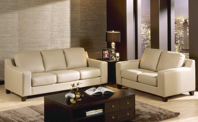 Palliser Furniture Reed Leather Sofa - Furniture City (CA)l