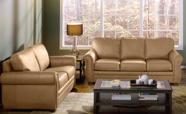 Palliser Furniture Viceroy Leather Loveseat - Furniture City (CA)l