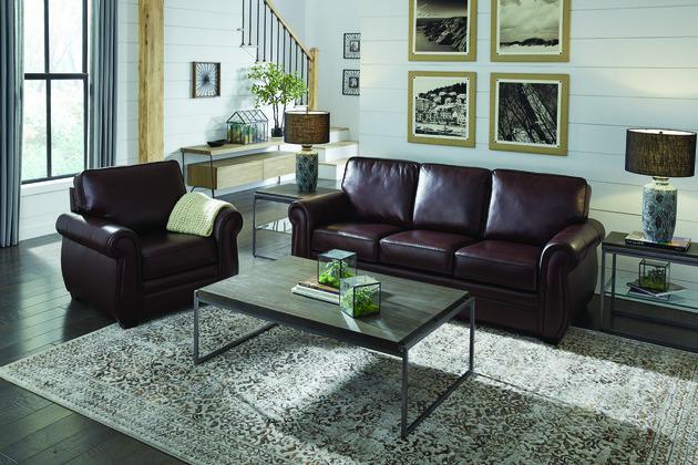 Palliser Furniture Viceroy Leather Sofa - Furniture City (CA)l